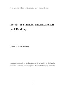 Essays on banking online